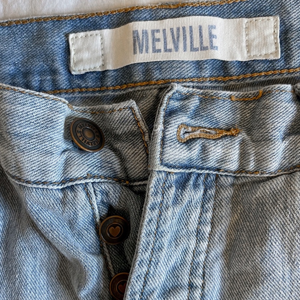 Brandy Melville Double Distressed Jeans - Picture 4 of 4
